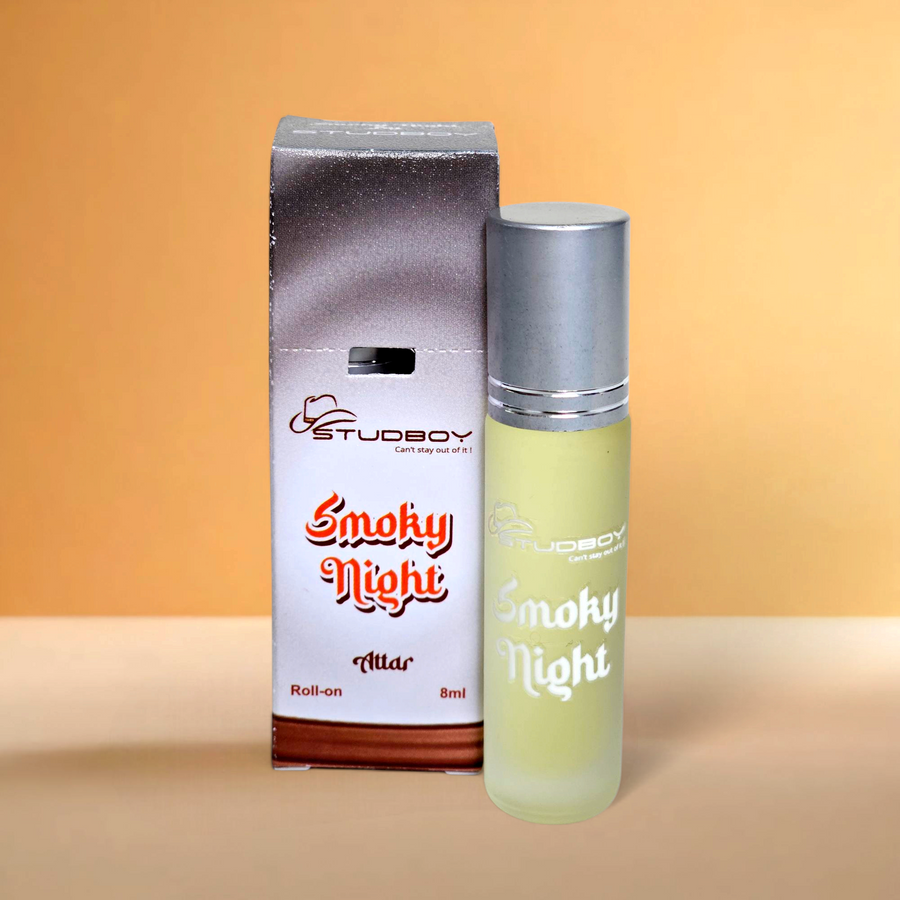 Smoky Night Attar, Unisex, 8ml Roll-On