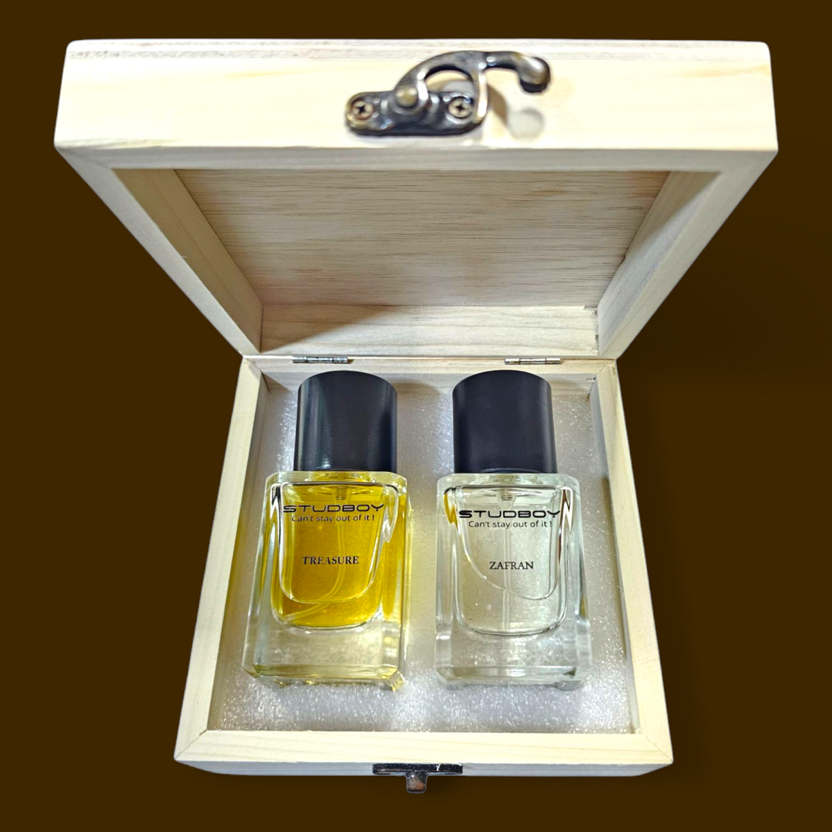50ML x 2 PERFUME BOTTLES COMBO – CUSTOMIZED LUXURY IN A WOODEN BOX
