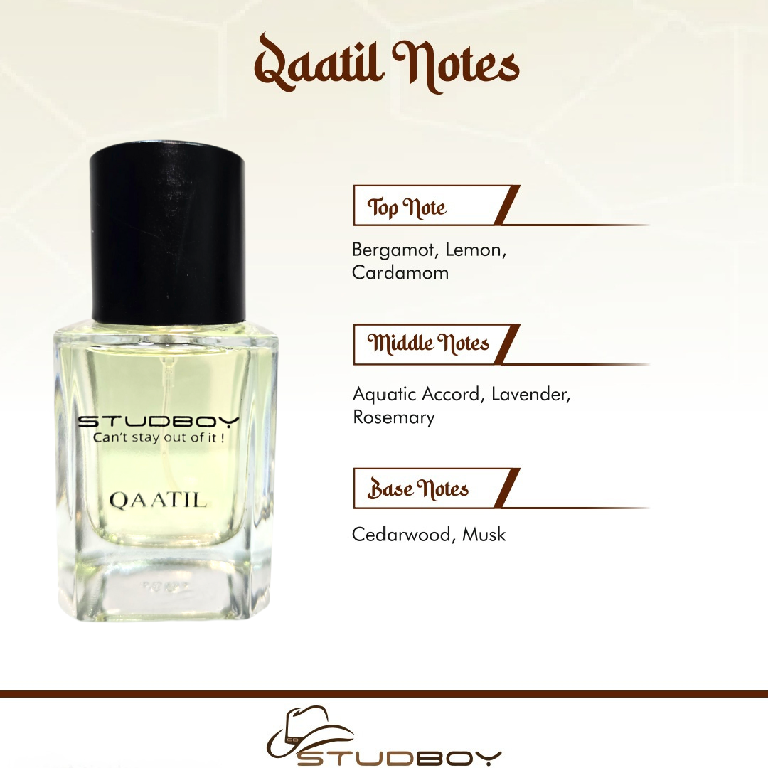 Qaatil Perfume/Parfum, Unisex, 50ml, (without Box)
